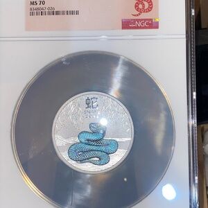 2025 2 ounce Australia to dollar year of the snake Colorado’s first release MS 7